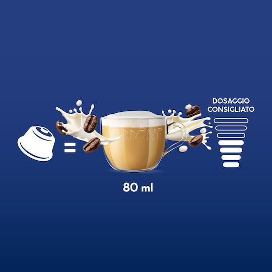 Caffe Borbone Capsules Cappuccino Compatible with Machine Dolce Gusto 16caps,tobolek
