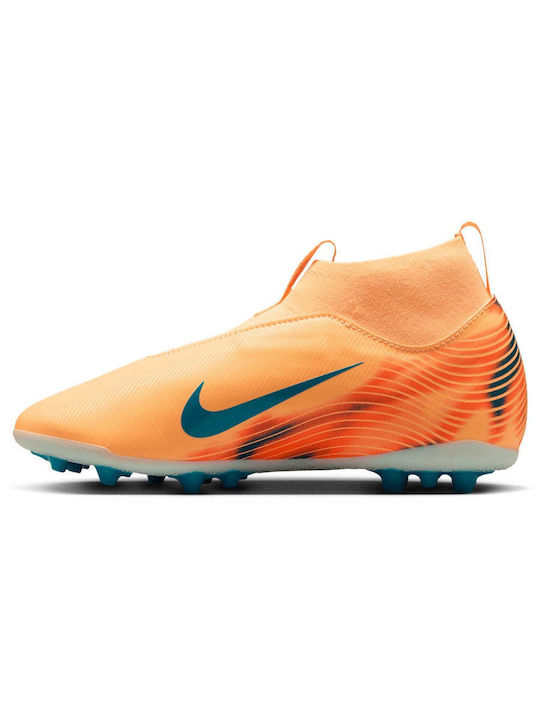 Mercurial Superfly 10 Academy Kylian Mbappé FG/MG Kids Soccer Cleats With Molded Orange