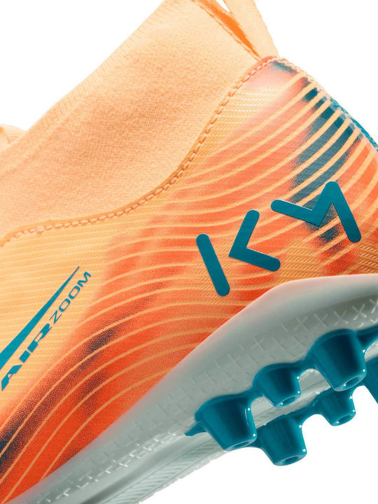 Mercurial Superfly 10 Academy Kylian Mbappé FG/MG Kids Soccer Cleats With Molded Orange