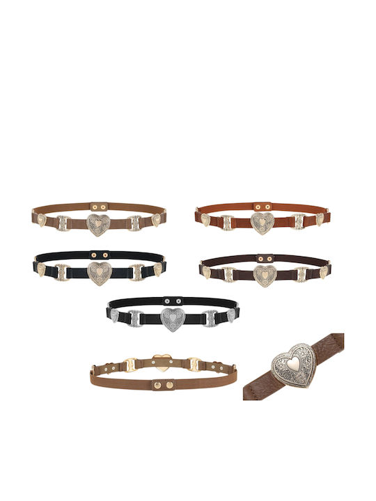 Elastic Women's Belt Black