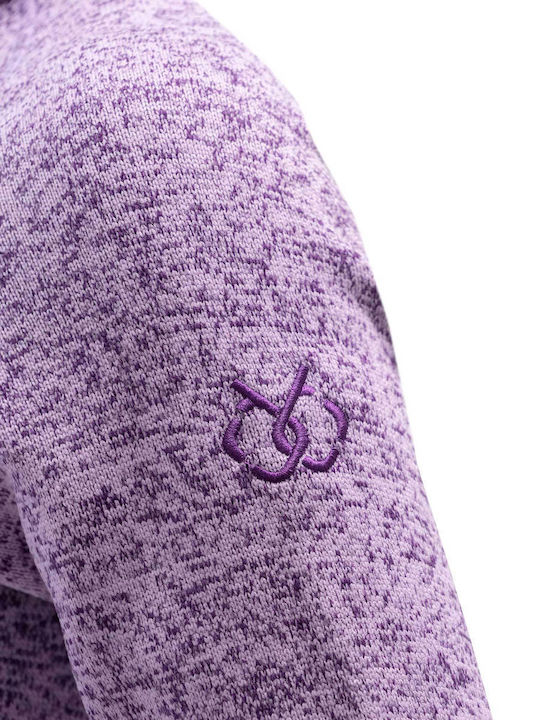 Jachetă de damă cu Fermoar Purple