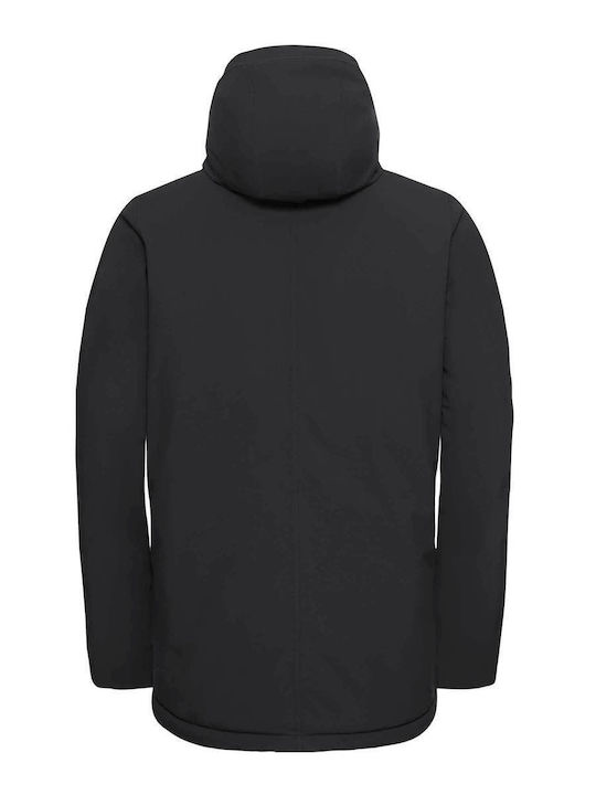 Μπουφάν Αδιάβροχο και Αντιανεμικό Black