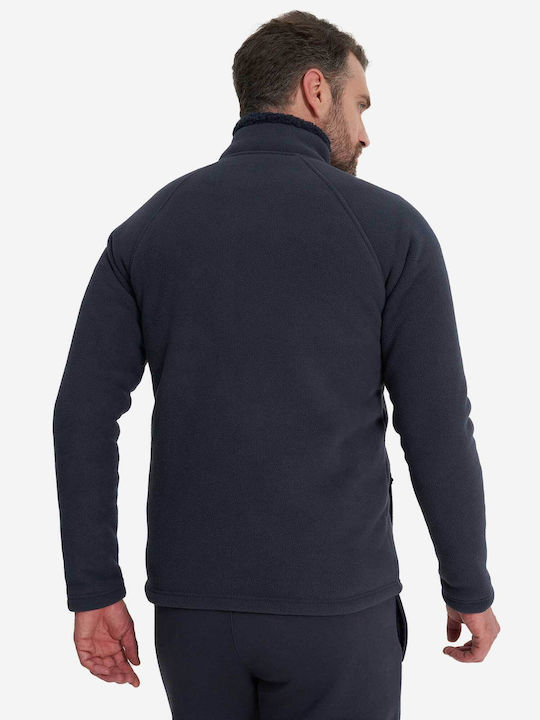 Men's Fleece Cardigan Blue