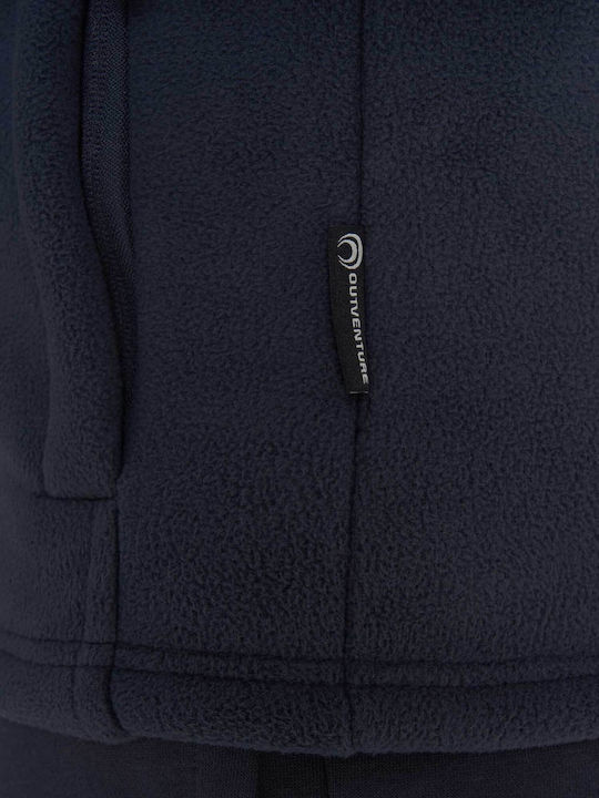 Men's Fleece Cardigan Blue