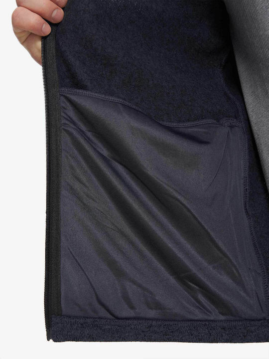 Men's Fleece Cardigan Blue