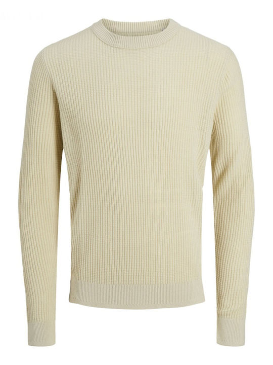 Langarm-Pullover Beige