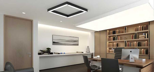 Elvhx Commercial Linear LED Ceiling Light 50W Warm to Cool White