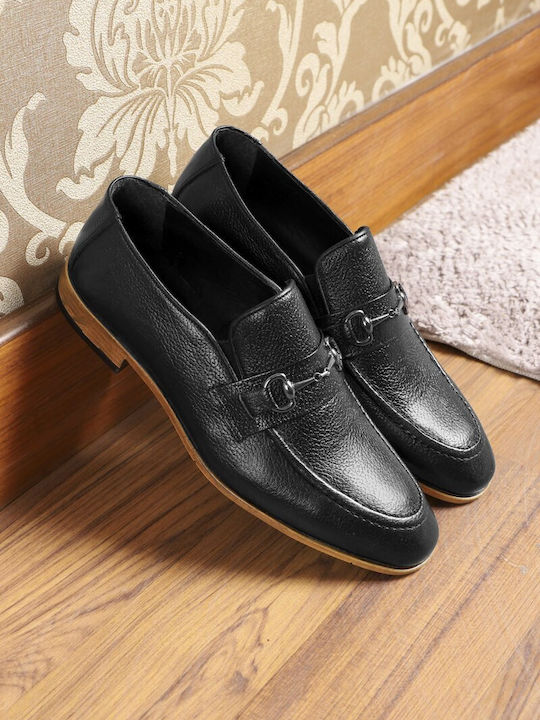 Men's Leather Moccasins Black