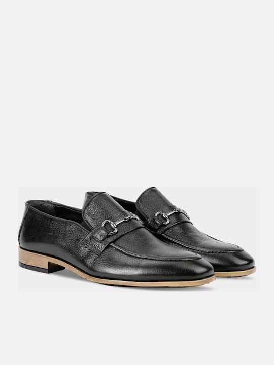 Men's Leather Moccasins Black