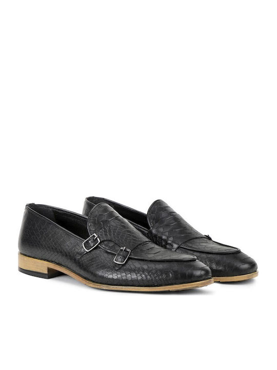 Men's Leather Moccasins Black