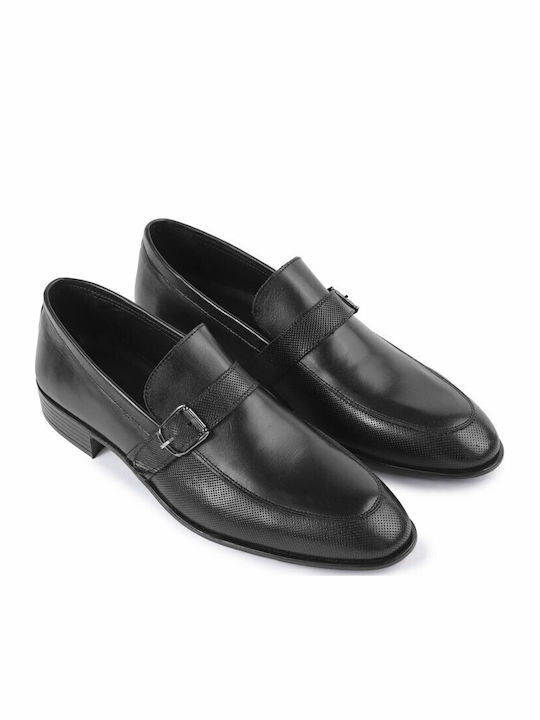 Men's Leather Moccasins Black