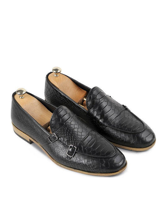 Men's Leather Moccasins Black