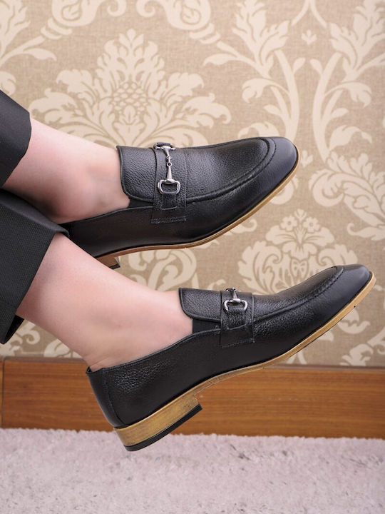 Men's Leather Moccasins Black