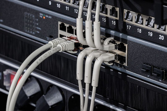 Digitus Direct Attach Copper Cat.6a (Gigabit) Καλώδιο Δικτύου Ethernet 5m Γκρι