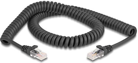 DeLock U/UTP Cat.5e (Gigabit) Καλώδιο Δικτύου Ethernet 3m Μαύρο