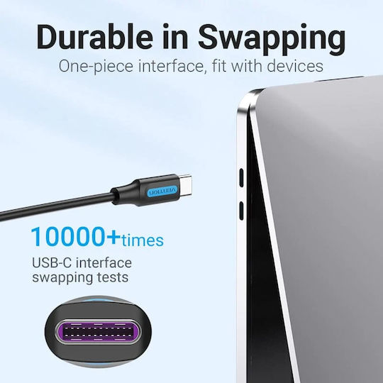 Vention Cotbh Cable Usb-c M To Usb-c M 2m Black