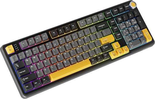 Marvo Titan 75 Ασύρματο Gaming Μηχανικό Πληκτρολόγιο 98% με RGB φωτισμό (International English)