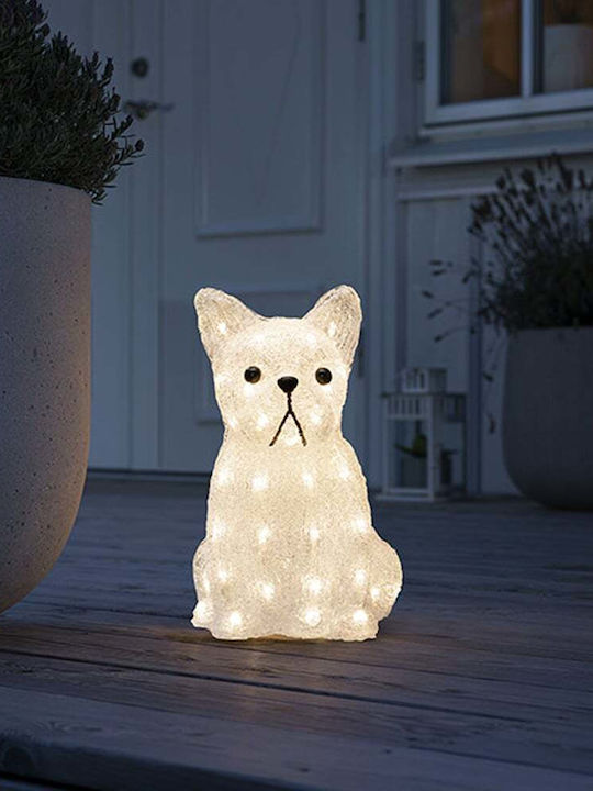 Figurină De Crăciun Iluminată Konstsmide Câine 48 Leduri 33cm 6258-103