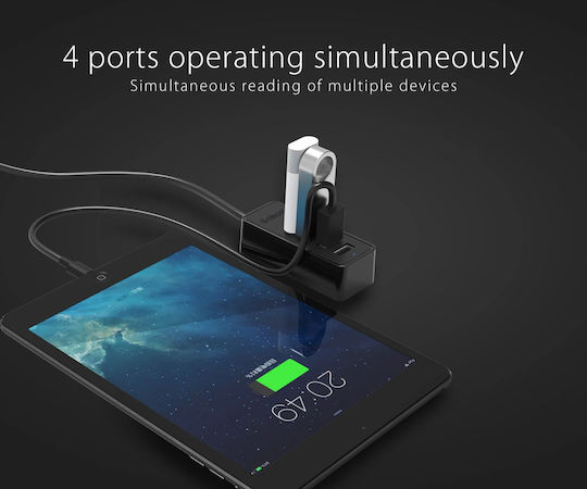 Orico USB Хъб с 4 Порта USB 3.0 с Връзка USB-A