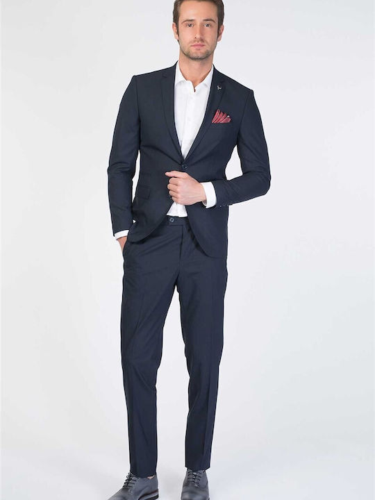 Мъжки Костюм Dark Blue