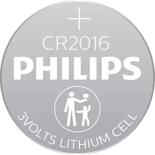 Philips Cr2016 Batterie Lithium für Uhren CR2016 3V 1Stück