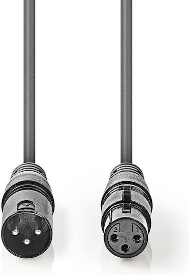 Nedis Kabel XLR-Stecker - Gray 5m COTH15012GY50