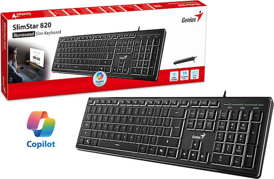 Genius SlimStar 820 Nur Tastatur Kyrillisch