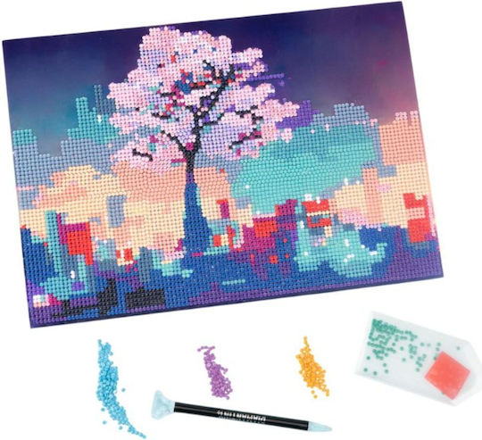 Nice Diamantiny Level Up Δημιουργικό Σετ Παιχνιδιού Μωσαϊκού “japan – Sakura” Πολύχρωμα Διαμαντάκια 96313 6+ Ετών