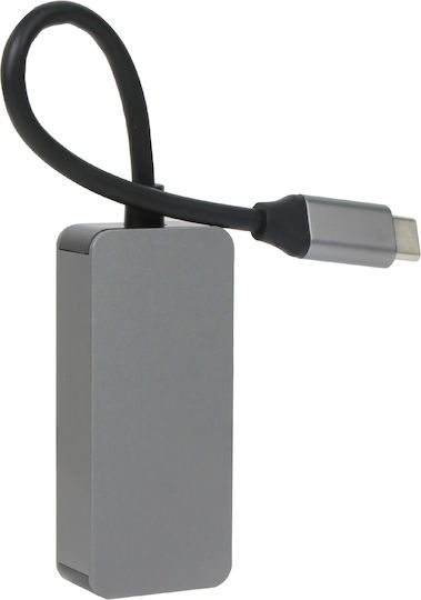 VCOM Αντάπτορας Δικτύου USB-C με Ενσύρματη Σύνδεση Ethernet
