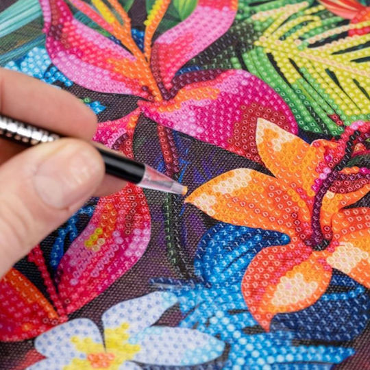 Nice Diamantiny Quadro Ii Δημιουργικό Σετ Μωσαϊκού “tropical Flowers” Πολύχρωμα Διαμαντάκια 96562 8+ Ετών
