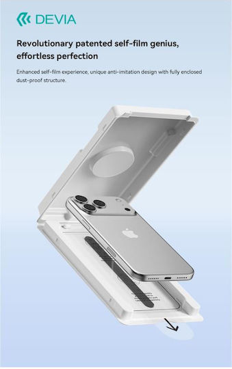 Devia Tempered Glass Μαύρο (iPhone 17 Pro Max / iPhone 16 Pro Max)
