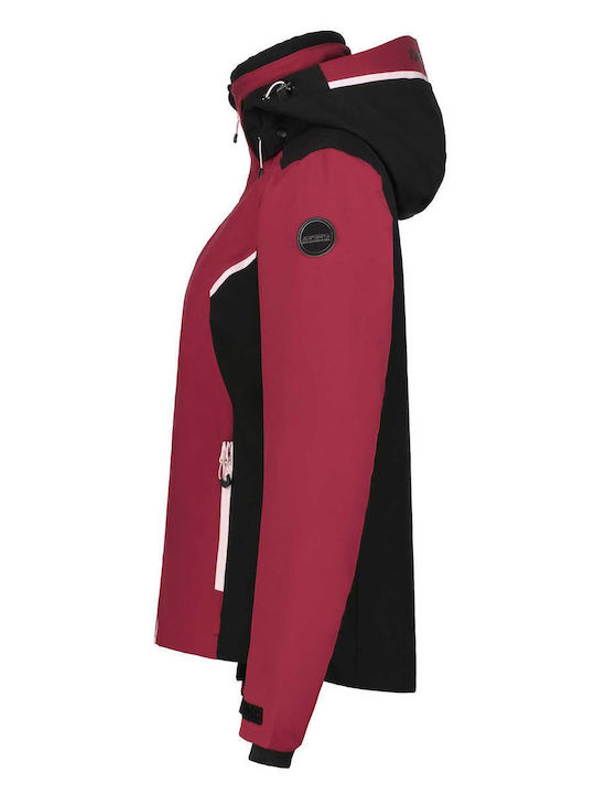 Icepeak 53121839-692 Γυναικείο Μπουφάν για Σκι & Snowboard Ροζ