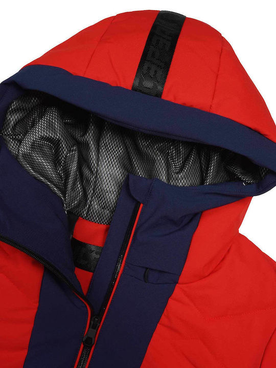 Icepeak 53118813-640 Γυναικείο Μπουφάν για Σκι & Snowboard Κόκκινο