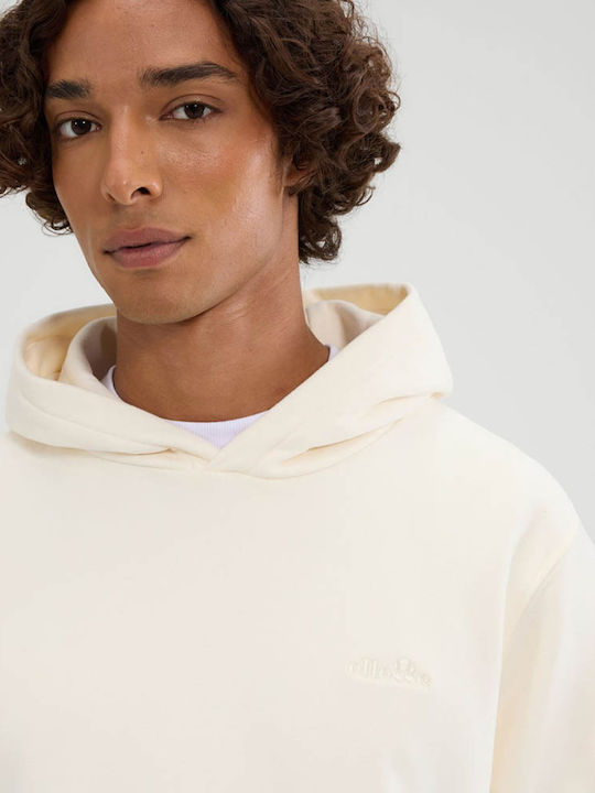Oh Hoody Ecru Men's Sweatshirt with Hood