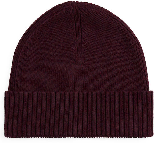 Flag Beanie Unisex Beanie Knitted in Red color