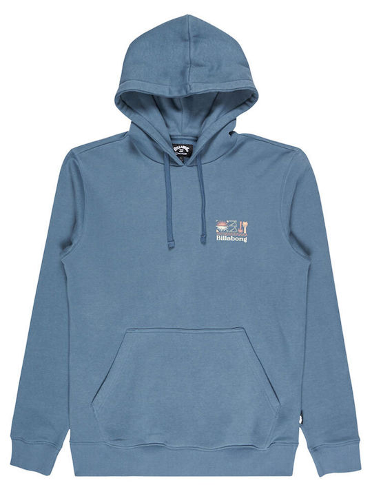 Foundation Φούτερ με Κουκούλα Slate Blue