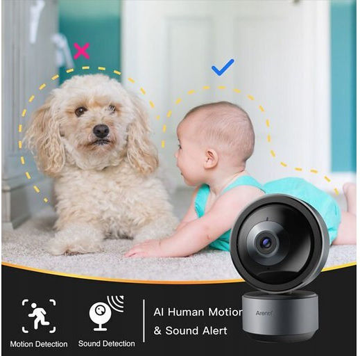 Arenti Dome1-N IP Surveillance Camera Wi-Fi Full HD+ 5MP with Two-Way Communication