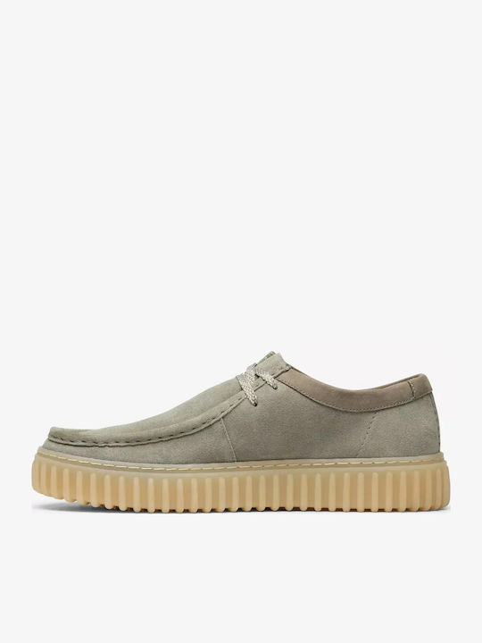 Torhill Lo Wildleder Herren Freizeitschuhe Grün