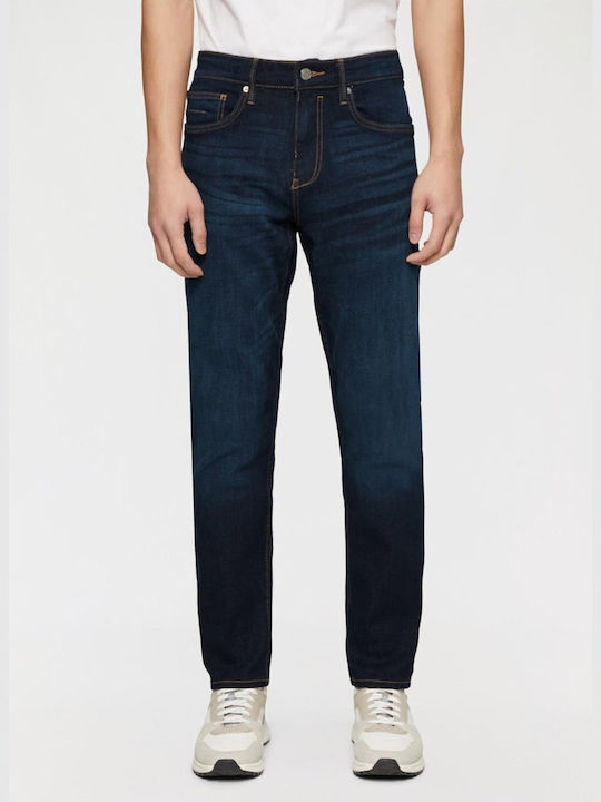 Nelio Pantaloni De Blugi Pentru Bărbați Slim Fit Albastru Marin Închis