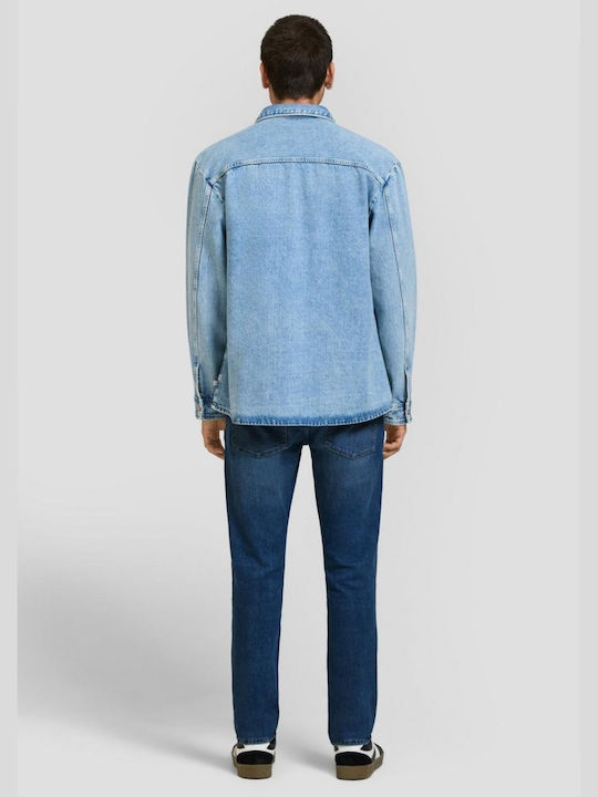 Rick Pantaloni De Blugi Pentru Bărbați Slim Fit Albastru Închis