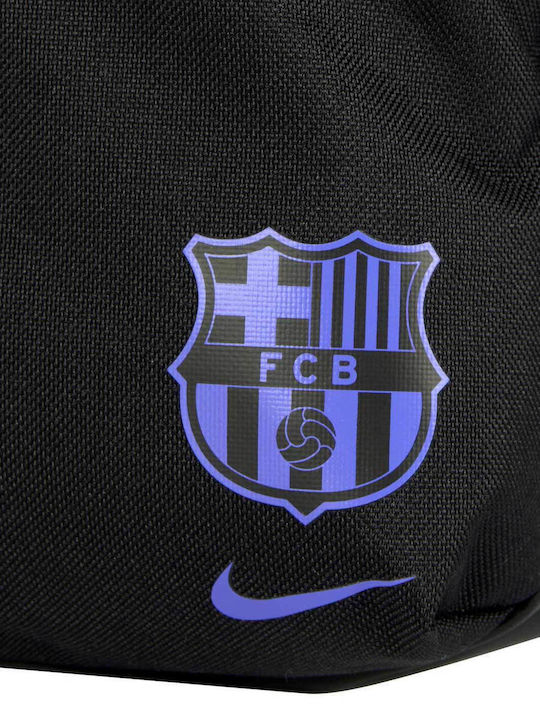 Nike Σχολική Τσάντα Ώμου Νηπιαγωγείου Μαύρη με Θήκη για Παγούρι