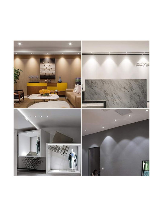 Lightplanet Spot Încorporat cu LED Integrat și Lumină Alb Cald 1buc Lightplanet Spot Încorporat cu LED Integrat și Lumină Alb Cald 1buc