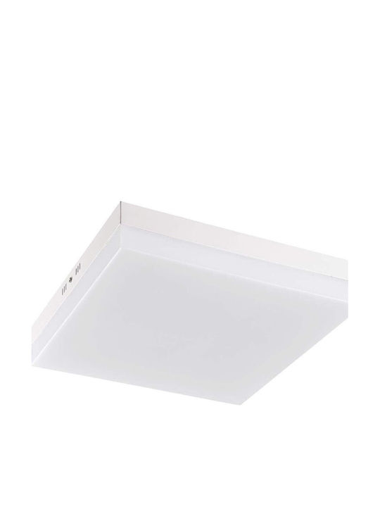 Lightplanet Pătrat Panou LED Putere 18W cu Alb Cald Lumini