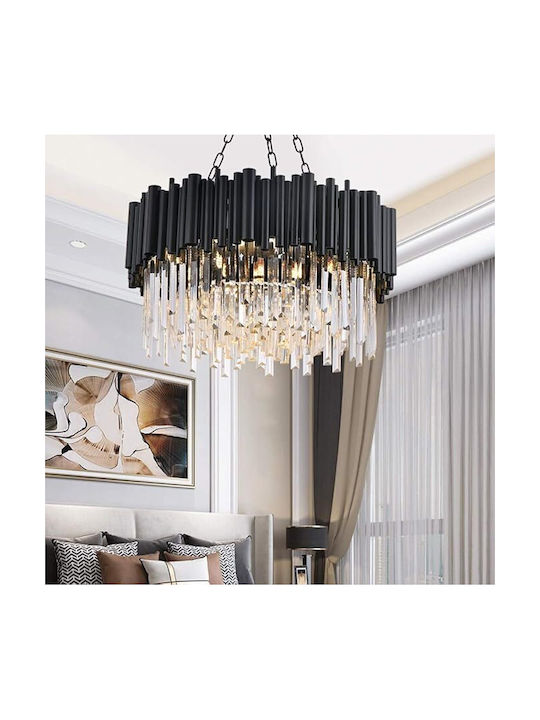 Lightplanet Πολυέλαιος με Κρύσταλλα Μαύρος Lightplanet Πολυέλαιος με Κρύσταλλα Μαύρος