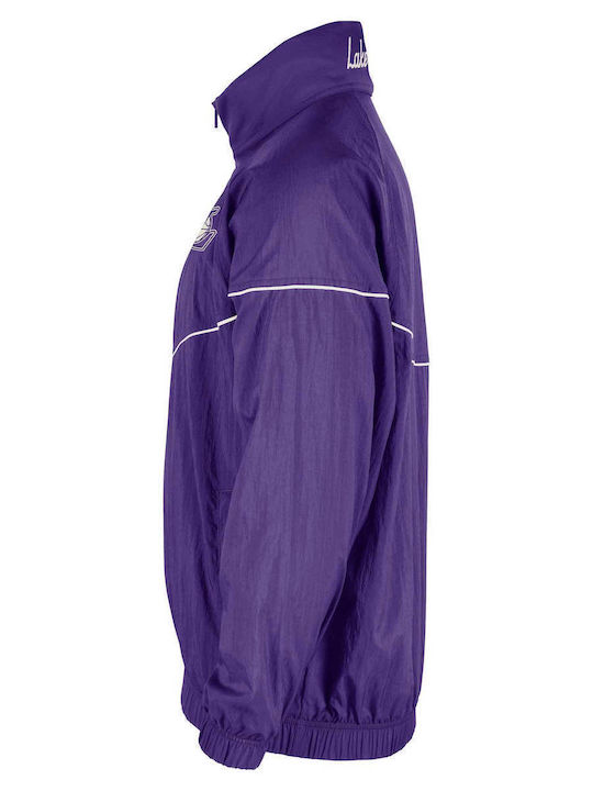 Nba Purple Суитшърт с Качулка Purple