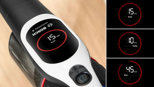 Bosch Unlimited 9 Επαναφορτιζόμενη Σκούπα Stick Μαύρη