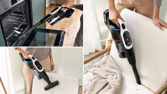 Bosch Unlimited 9 Επαναφορτιζόμενη Σκούπα Stick Μαύρη