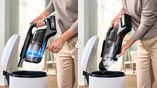Bosch Unlimited 9 Επαναφορτιζόμενη Σκούπα Stick Μαύρη