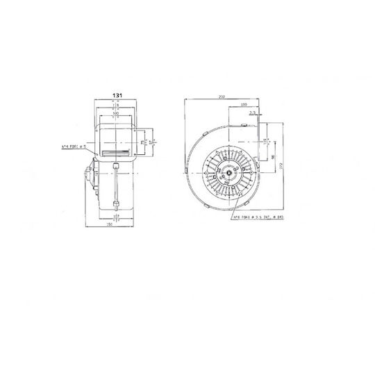 Engine Room Ventilator Left 12V FS 32.fn.3334212s