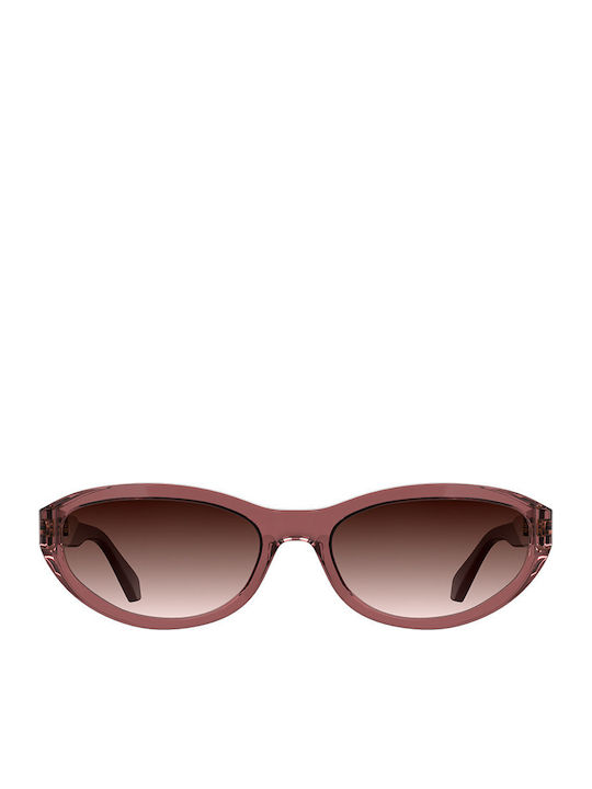 Calvin Klein Feminini Ochelari de soare cu Roz Cadru și Roșu Degrade Lentilă CKJ25618S 600